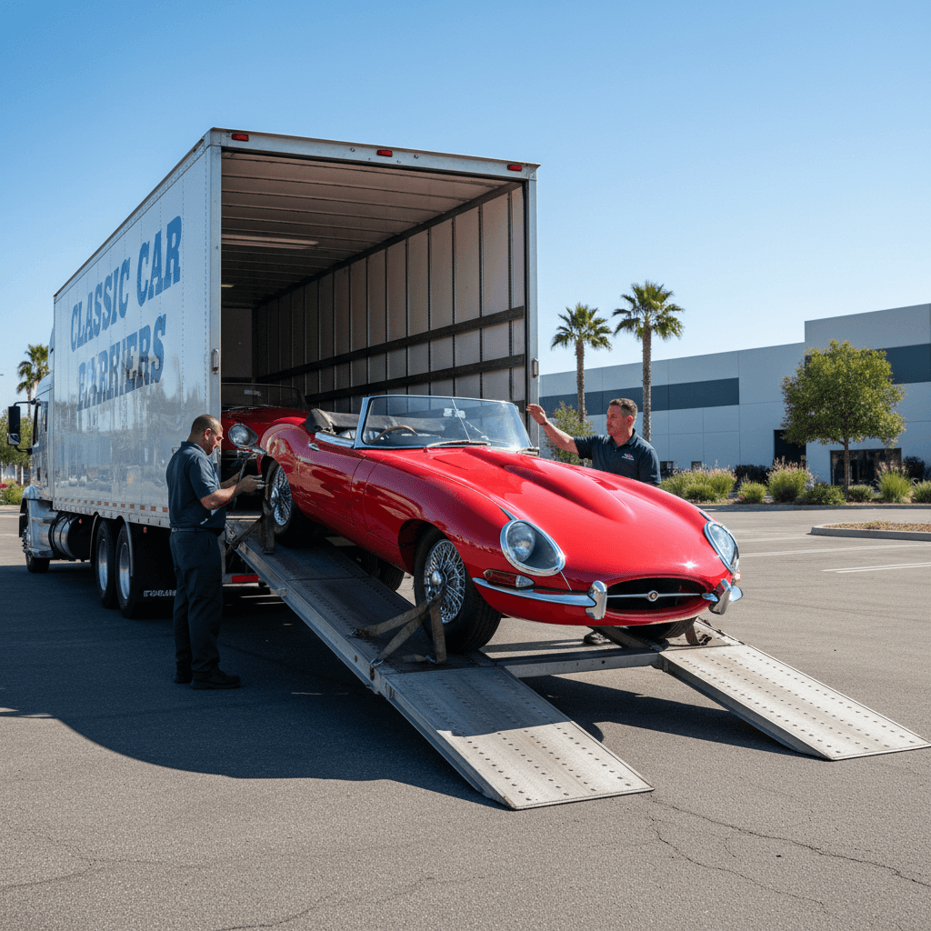 Classic car transport and delivery